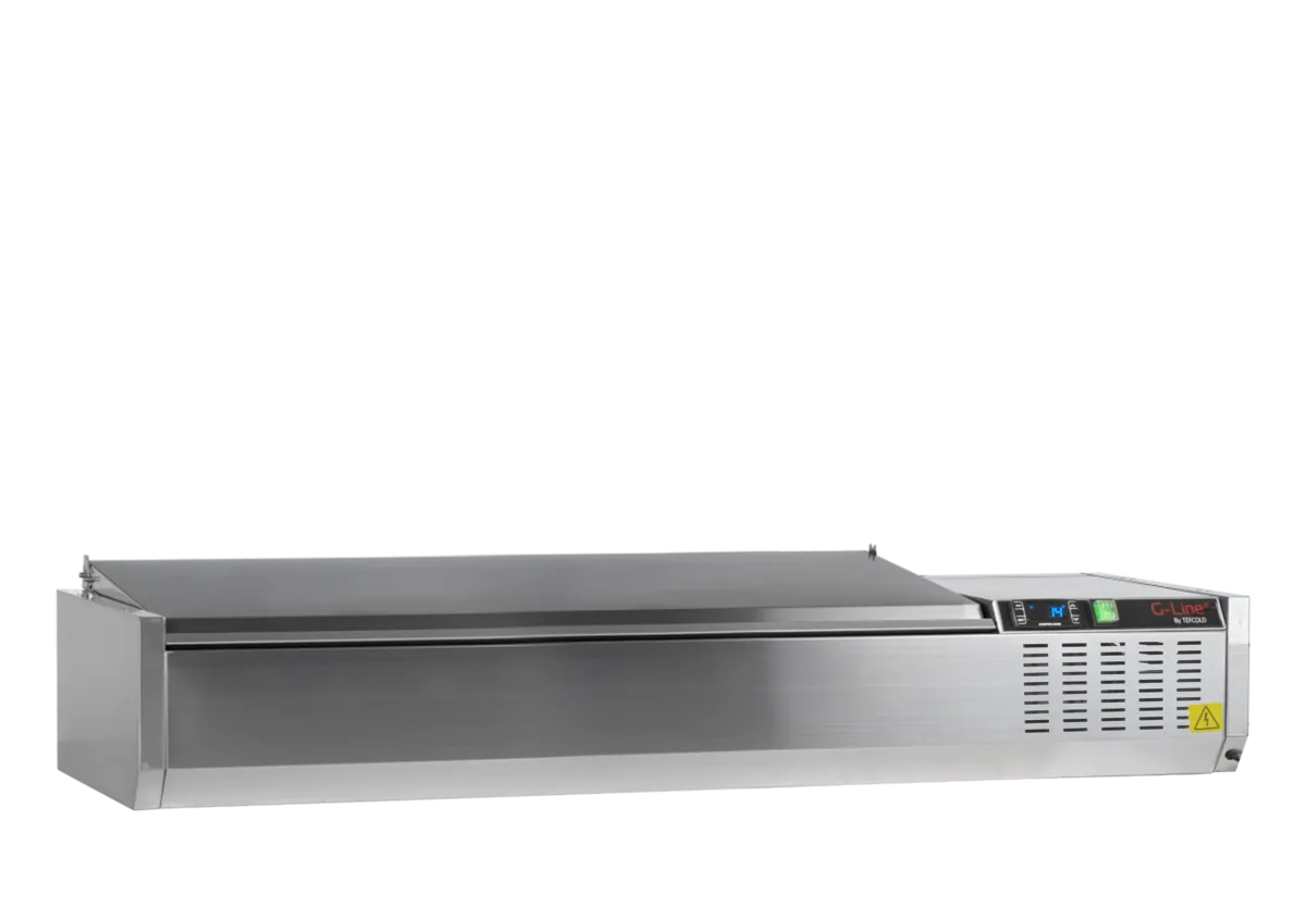GVC33-150 S/S Gastronorm Topping Shelf  With Lid