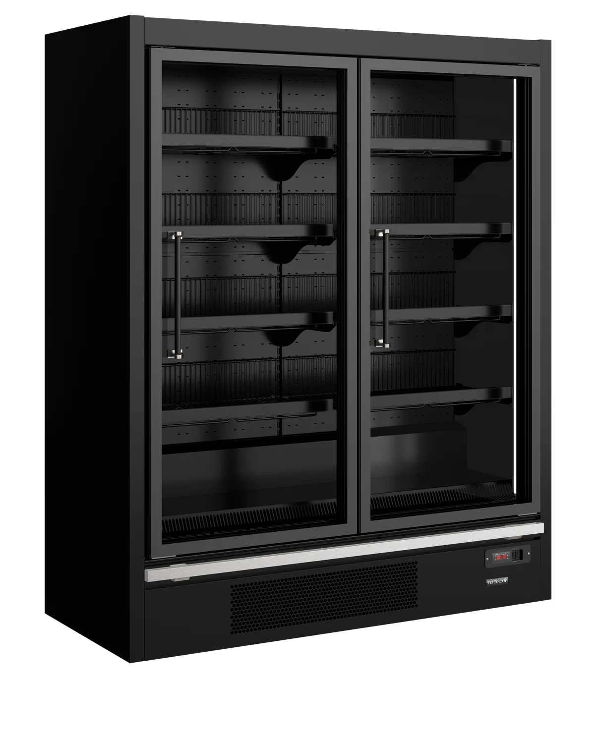 Galaxy+ GPF2D Black Glass Door Freezer