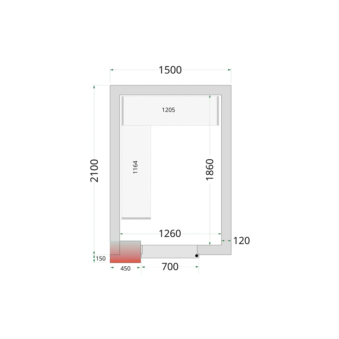 CRNF1521 Shelf Kit CRNF1521