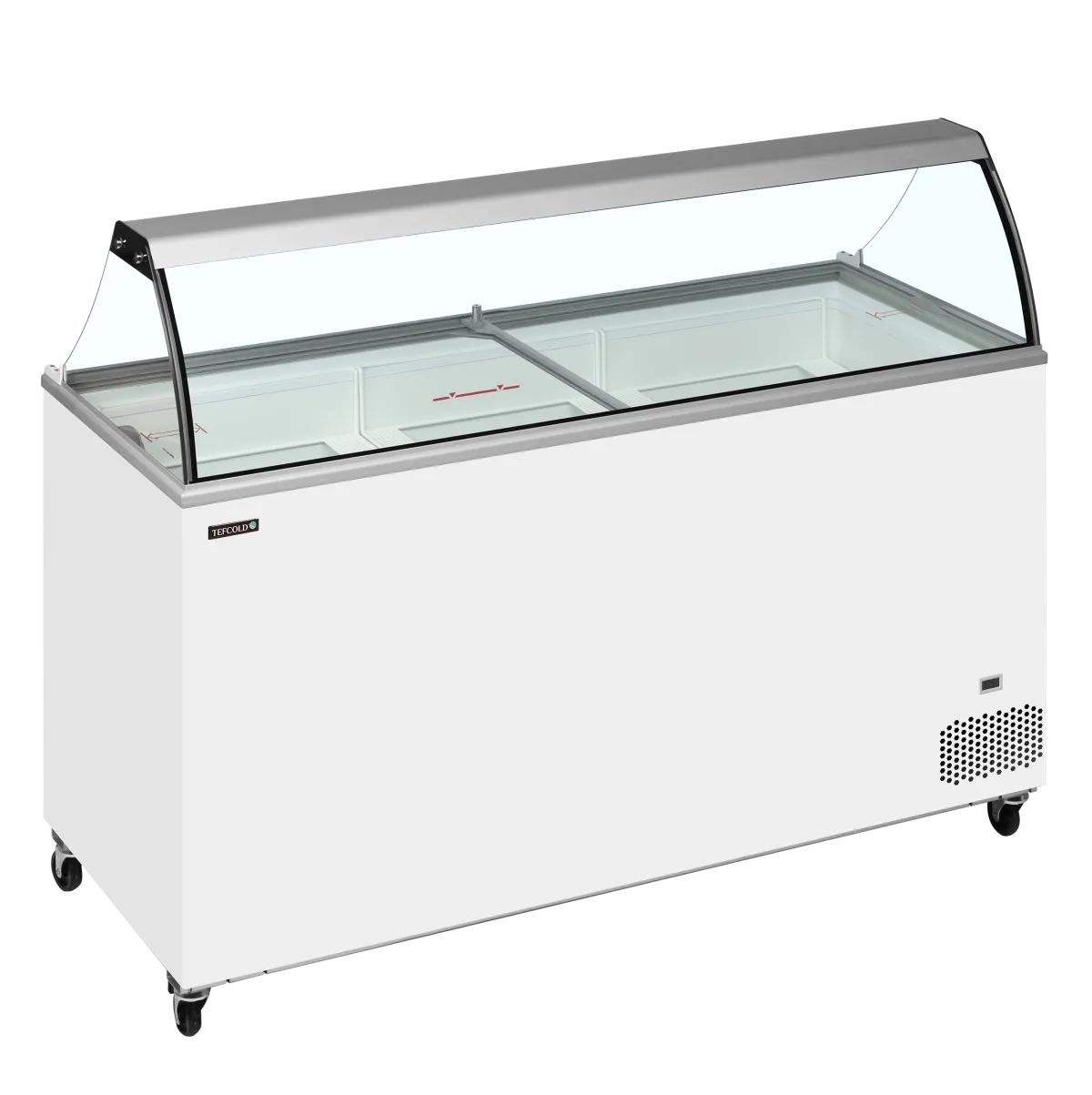 IC501SC + CANOPY Scoop Ice Cream Display w/Baskets