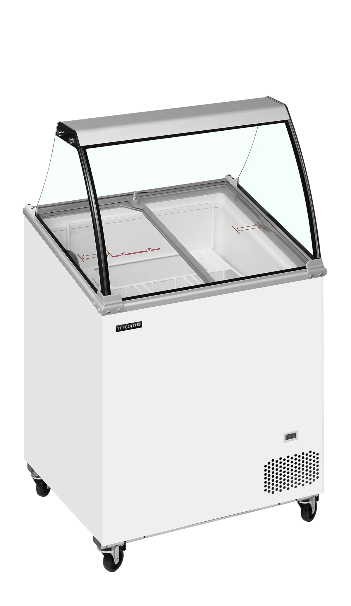 IC201SCE + CANOPY Scoop Ice Cream Display