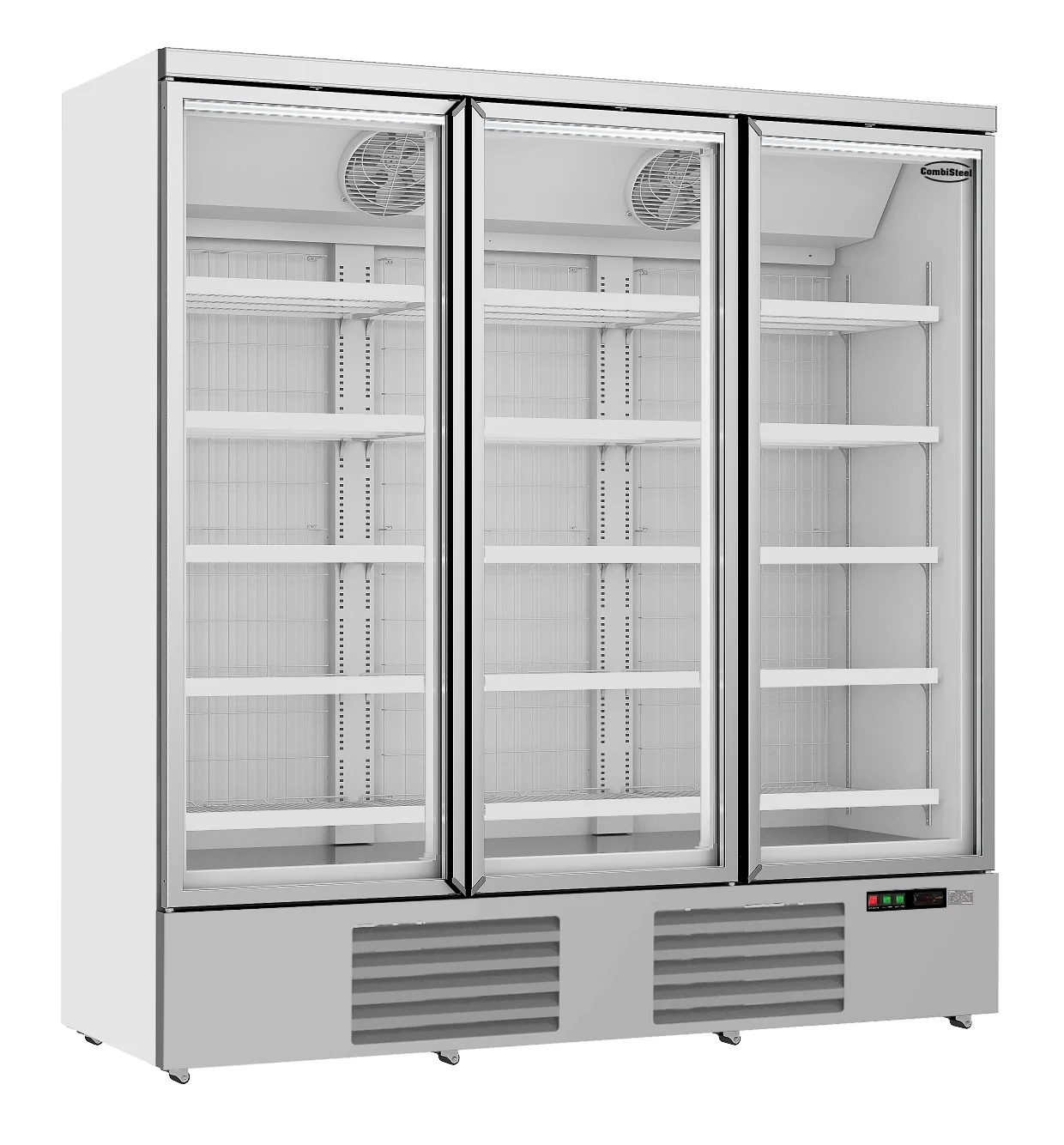 Freezer 3 Glass Doors JDE-1530F **note: There Is A Higher Inrush Current, Which Makes A Circuit Breaker With Type C Characteristic Necessary.**