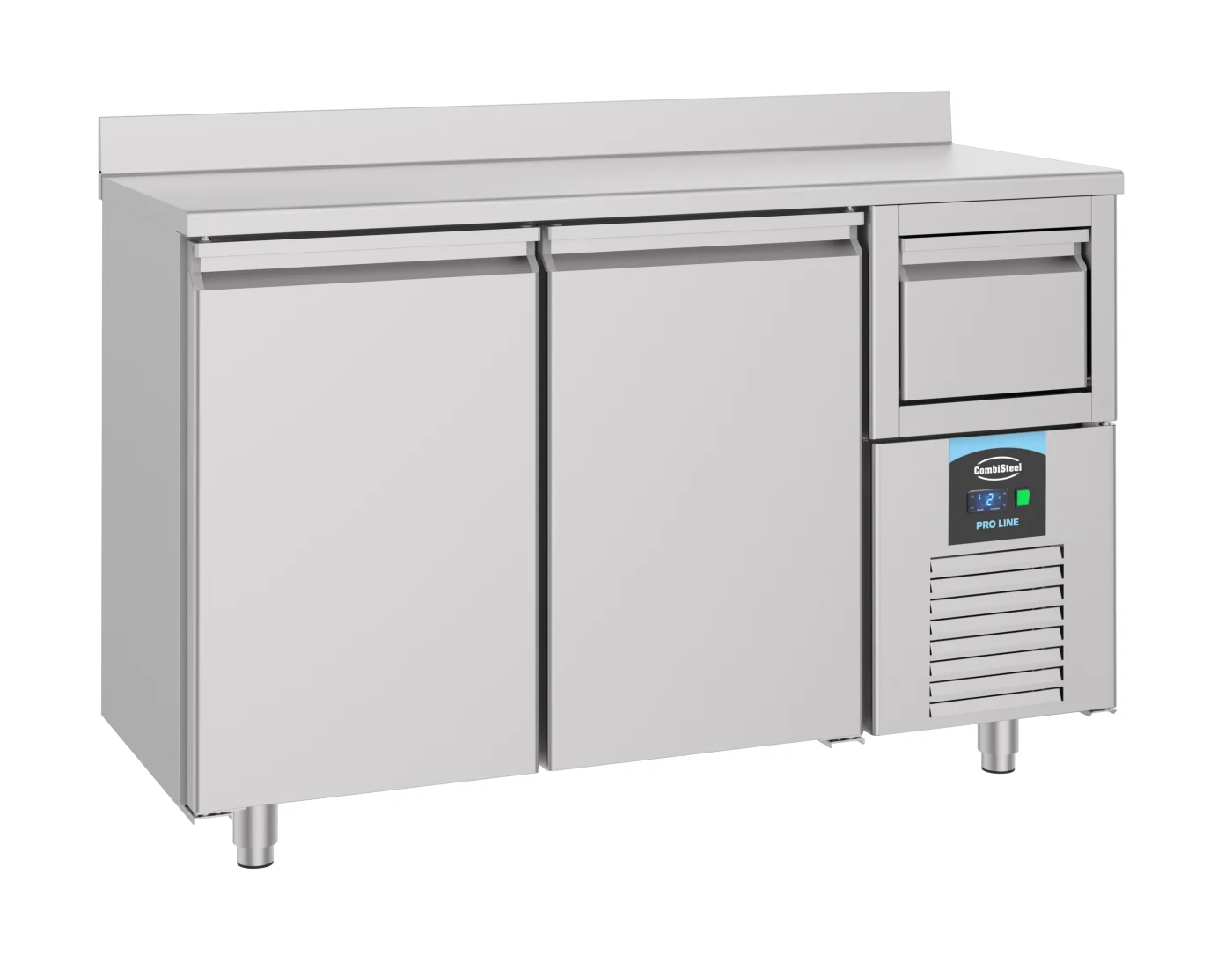600 Refrigerated Counter 2 Doors With Disposal Drawer For Coffee