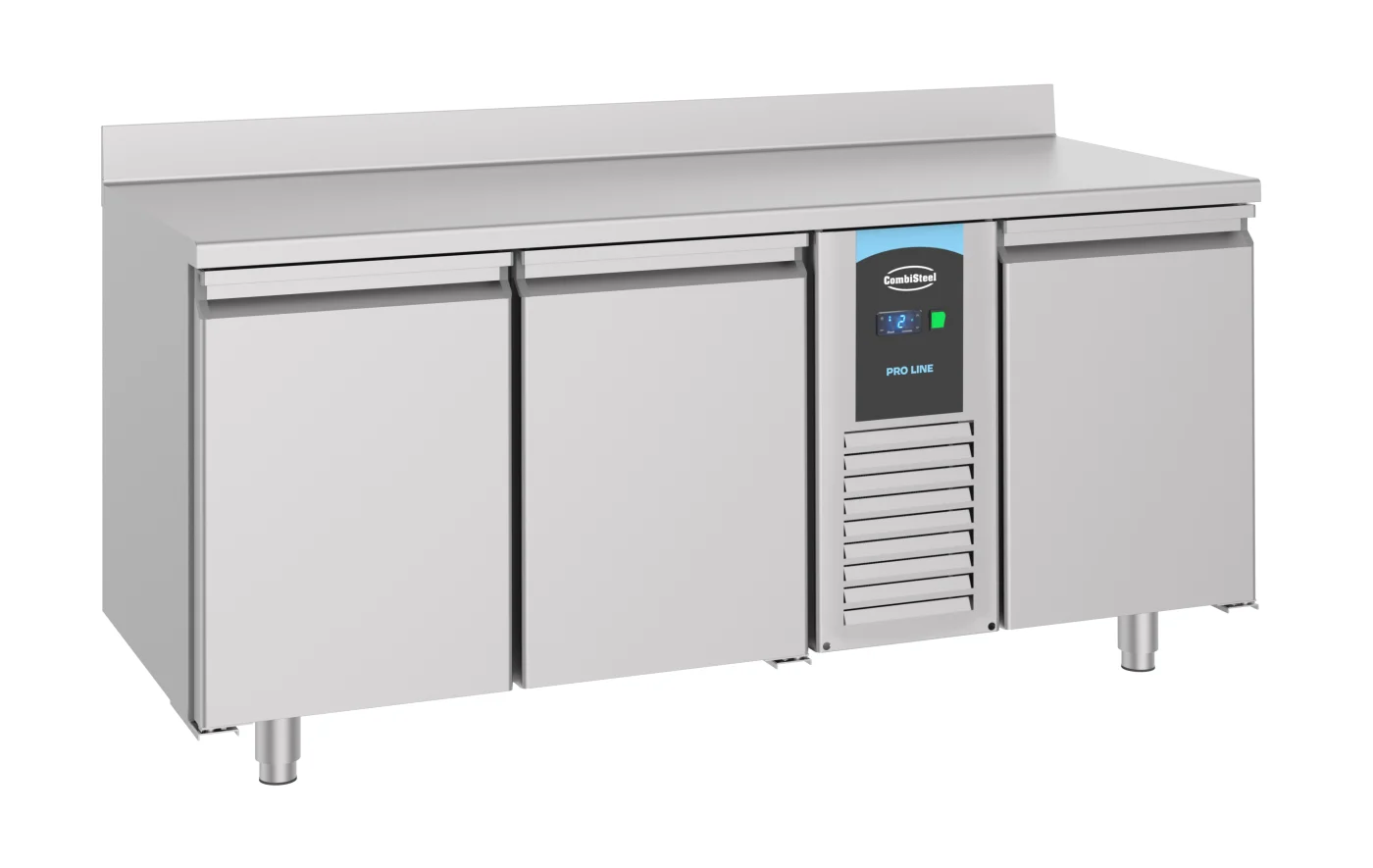 700 Refrigerated Counter Upstand 3 Doors Mono Block