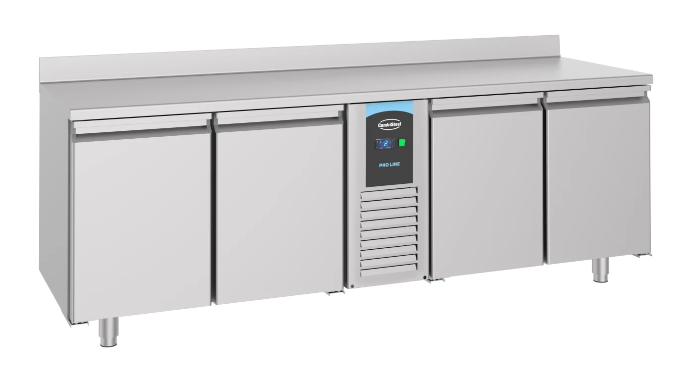 700 Refrigerated Counter Upstand 4 Doors Monoblock Energy Line