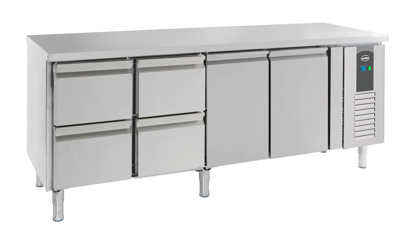 700 Refrigerated Counter 2 Doors And 4 Drawers