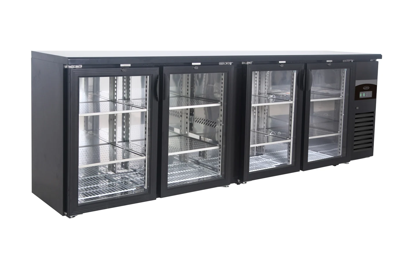 Backbar Cooler Black 4 Glass Doors *transport ON Request* Backbar counter