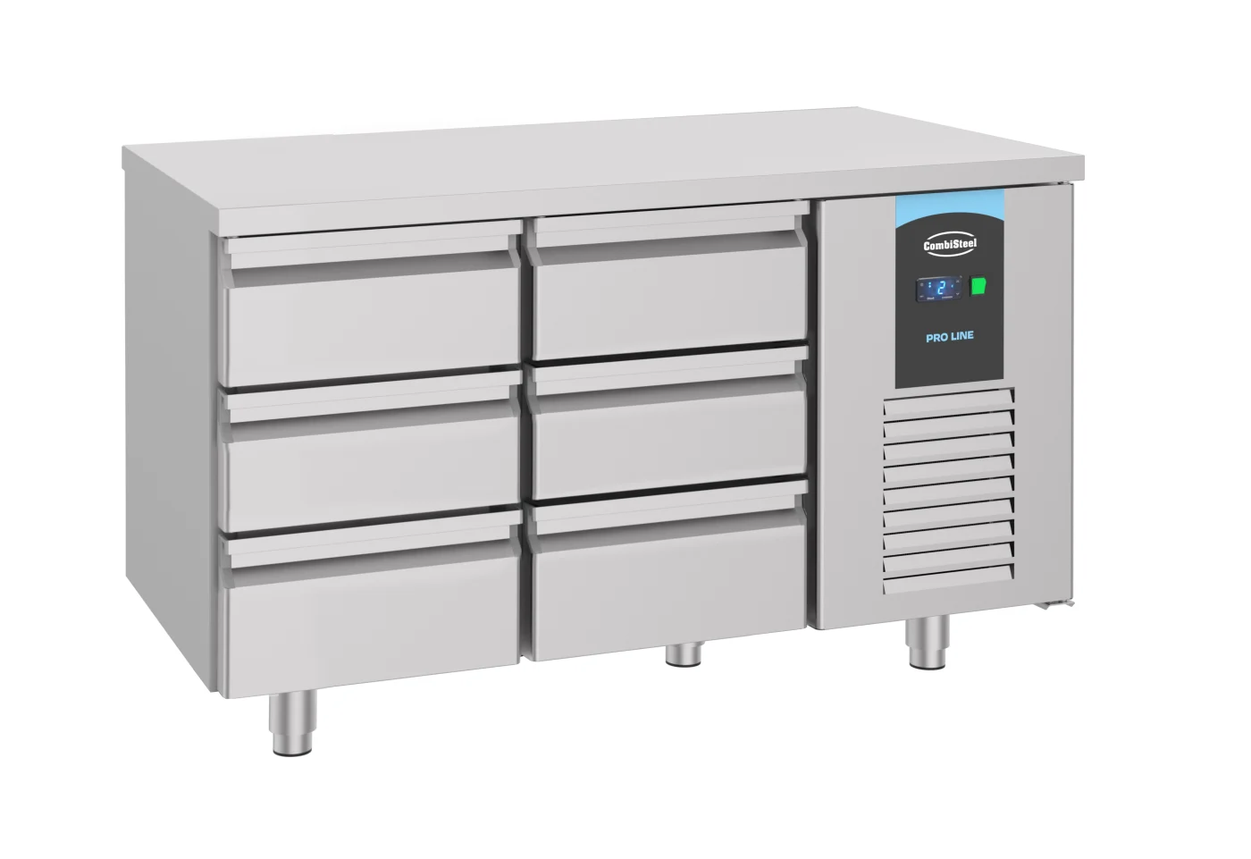 700 Refrigerated Counter 6 Drawers Energy Line