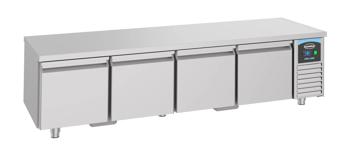 Refrigerated Counter 600 Height 4 Drawers